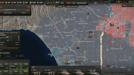 Ebbtide Los Angeles map and districts